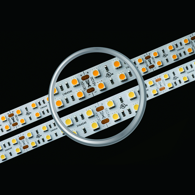 SMD5050 120LEDs 28.8W صف مزدوج بقيادة قطاع الضوء