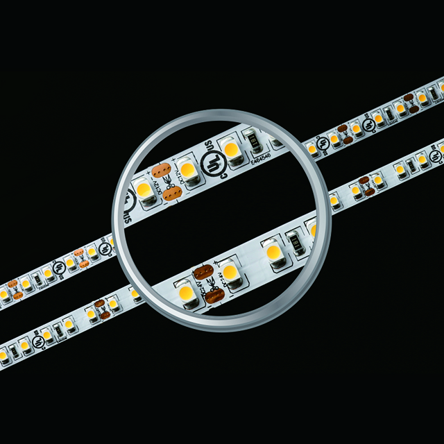 SMD3528 120LEDs 9.6W High Cri 8mm في الهواء الطلق بقيادة قطاع الضوء